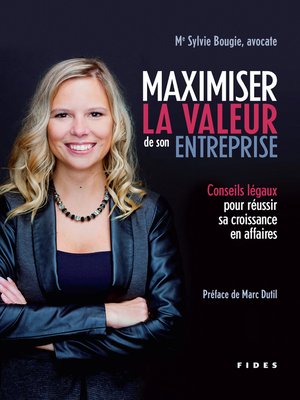 cover image of Maximiser la valeur de son entreprise